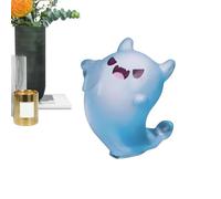 Petites figurines - Jolie décoration lumineuse - Statue en résine hantée avec boîte - Charmante décoration d'Halloween pour cheminée, salon