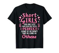 Petites filles et femmes, mince, petite dame, Dieu ne laisse que les choses grandir T-Shirt