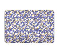 Petites fleurs de camomille jaunes extra larges et réutilisables pour tout-petits - Très absorbant - Doublure fraîche pour enfants et adultes - 132,1 x 86,4 cm (L x l)