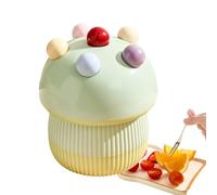 Petites fourchettes pour apéritifs - Couverts en forme de champignon | Ensemble fourchette à gâteau et support pour maison, restaurant, événements, pique-niques, anniversaires, mariages, goûters