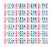 Petites gommes | Jolies gommes éducatives en caoutchouc, addition, soustraction, multiplication, numéros de division | pour garçons et filles, récompenses scolaires, récompenses, mathématiques