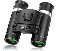 Petites Jumelles, 200X25 Jumelles Puissante Pour Adultestélescope, Bak4 Prisme Professionnelles Clair Vision Pour Observation Des Oiseaux, Randonnées, Chasse, Astronomie, Camping[Z15]