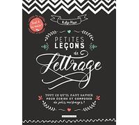 Petites leçons de lettrage