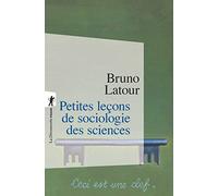 Petites leçons de sociologie des sciences