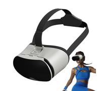 Petites lunettes - Casque de réalité portable - Kit 3D léger et réglable - Système de jeu immersif pour les jeux mobiles, regarder des films 3D - Expérience de divertissement - Amusant pour les