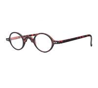 Petites Lunettes de Lecture Rondes Marron Ecailles Mat Vintage Cirkly - Taille: Dioptrie 2,5 - Couleur: Marron - Homme