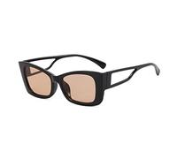 Petites Lunettes de Soleil carrées avec des Jambes épaisses Creux de Lunettes de Soleil pour Hommes et Femmes