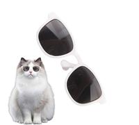 Petites lunettes pour animaux de compagnie - Accessoires photo - Lunettes pour chien - Costume de fête - Protection UV - Pour les voyages en plein air, Halloween, costume pour animal de compagnie