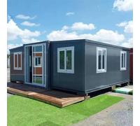 Petites maisons à vendre Prefab Pliable Extensible Préfabriqué Modulaire Pliable Container Maison Villas Container Prefab House
