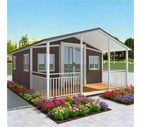 Petites maisons à vendre, villa modulaire préfabriquée durable - Maison pliable avec configuration résidentielle complète - Vie à distance, glamping ou logement mobile