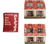 Petites maisons de livres à l'échelle 1:12, décoration de livre miniature pliable avec diorama caché à l'intérieur, petits livres réalistes faits à la main pour maisons de poupées et bibliothèque