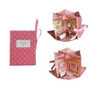 Petites maisons de livres à l'échelle 1:12, décoration de livre miniature pliable avec diorama caché à l'intérieur, petits livres réalistes faits à la main pour maisons de poupées et bibliothèque