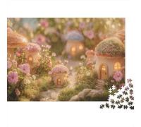 Petites Maisons fantastiques Puzzle 1000 Pièces Jouet De Défi Adultes Et Personnes Âgées De Plus De 12 Ans Puzzle Impossible Jeu Éducatif Familial Cadeau De Décoration Intérieure 52x38cm/1000pcs