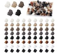 Petites Pinces à Cheveux, Funtopia 72 Mini Pinces à Cheveux Mates pour Femmes et Filles, Jolies Petites Pinces pour Cheveux Fins, 8 Couleurs pour Cheveux Courts