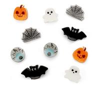 Petites pinces à cheveux pour femme - Cadeaux d'Halloween - Accessoires pour cheveux mignons - Mini pinces à cheveux - Panier Boo