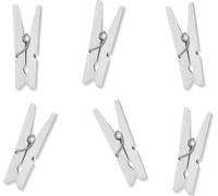 Petites pinces à linge pour photos 3cm mini pinces à linge en bois blanc set de 20 pièces