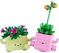 LEGO Botanicals Petites Plantes Dansantes - Set de Fleurs Artificielles - 2 Fausses Plantes & 2 Pots Couleur Pastel pour Décoration de Chambre - Idée de Cadeau DIY pour Fille dès 9 ans ou Adulte 11506