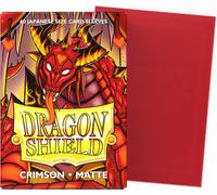 Petites pochettes du bouclier du dragon - cramoisi mat (60 pochettes)