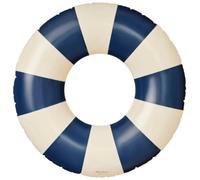 Petites Pommes Piscine Gonflable pour Enfants - Cerceau de Natation Robuste, imprimé à la Main, Motif à Rayures Classiques, Coutures Confortables, Facile à Transporter