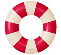 Petites Pommes Piscine Gonflable pour Enfants - Cerceau de Natation Robuste, imprimé à la Main, Motif à Rayures Classiques, Coutures Confortables, Facile à Transporter