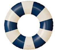 Petites Pommes Piscine Gonflable pour Enfants - Cerceau de Natation Robuste, imprimé à la Main, Motif à Rayures Classiques, Coutures Confortables, Facile à Transporter