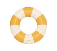 Petites Pommes Piscine Gonflable pour Enfants - Cerceau de Natation Robuste, imprimé à la Main, Motif à Rayures Classiques, Coutures Confortables, Facile à Transporter