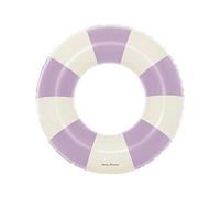 Petites Pommes Piscine Gonflable pour Enfants - Cerceau de Natation Robuste, imprimé à la Main, Motif à Rayures Classiques, Coutures Confortables, Facile à Transporter