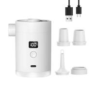 Petites pompes à air de 3600 mAh à gonflage rapide, pompes à main adaptées pour lit gonflable, accessoires de piscine, voyage essentiel pour gonflables