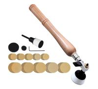 Petites ponceuses pour espaces restreints, ponceuse à bol | Outil de ponceuse à main Polisseuse de ponçage portative - Outils de travail du bois, outil de ponçage du bois avec 2 têtes de roulement