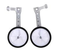 Petites Roues pour Vélo Enfant 16-24 Pouces, Stabilisateurs de Vélo Réglables, Roues d'apprentissage Universelles Paire de Roues Auxiliaires, Argent
