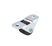 Petites roulettes de 1,3 cm pour meubles légers avec support finition chromée et pivot flexible pour les espaces restreints (comprend 2 vis)