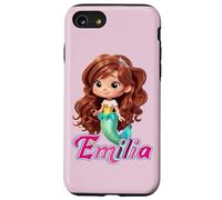 Petites sirènes avec le nom Emilia Coque pour iPhone SE (2020) / 7 / 8