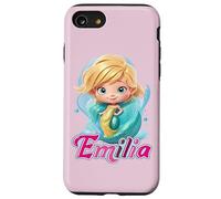 Petites sirènes avec le nom Emilia Coque pour iPhone SE (2020) / 7 / 8