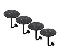 Petites Tables Basses murales, Table de Bar en marbre pour extérieur, Table de bistrot Murale pour Porche, arrière-Cour, Bord de Piscine, Petit café Rond Commercial, Loisirs