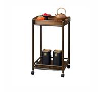 Petites tables d'appoint pour chambre à coucher Maison De Thé Mobile Rétro Simple Et Multifonctionnelle, Petite Table Basse For Servir Et Préparer Du Thé, Salle D'échecs Et De Cartes Table d'appoint p