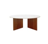 Petites tables d'appoint pour chambre à coucher Petite table basse ronde en bois massif - Table basse moderne et créative - Table basse en plaque de roche - Convient for le salon, le bureau, la chambr