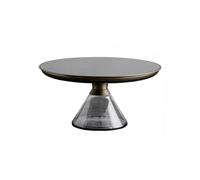 Petites tables d'appoint pour chambre à coucher Table Basse D'art Nordique, Bord Rond En Verre Léger Et Luxueux, Canapé De Salon, Petite Table Basse For Plusieurs Familles Table d'appoint pour chambre