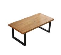 Petites tables d'appoint pour chambre à coucher Table basse en bois massif, minimaliste, for salon, maison, petit appartement, fabrication de thé, mobile, Wabi-sabi, carrée, moderne Table d'appoint po