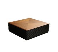 Petites Tables d'appoint pour Chambre à Coucher Table Basse en Bois Massif, Noire, Simple, Basse, for la Maison, la fête, Le Bureau, carrée Table d'appoint pour Chambre d'enfant avec rangeme