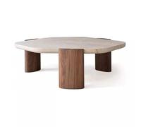 Petites Tables D'appoint pour Chambre Table à thé polygonale rétro en Bois Massif for Petit Appartement, Salon, Maison, séjour chez l'habitant créatif Table Basse de Salon