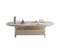 Petites Tables D'appoint pour Chambre Table Basse en Acrylique Simple, Petite Table Basse de Salon Moderne et Simple Table Basse de Salon(A)