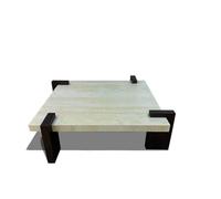 Petites Tables D'appoint pour Chambre Table Basse en Pierre de Style Classique for Salon, Maison, Petit Appartement, Table Basse, Maison, Table à thé Simple Table Basse de Salon
