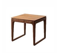 Petites Tables D'appoint pour Chambre Table Basse Moderne Simple en Bois Massif De Noyer Noir, Canapé De Salon, Table D'appoint Carrée, Baie Vitrée, Petite Table À Thé Table Basse de Salon