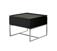 Petites Tables D'appoint pour Chambre Table Basse Multifonctionnelle en Bois De Cerisier De Rangement De Salon De Table Basse d'ascenseur Carré Simple Moderne Table Basse de Salon(B)