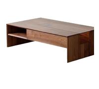 Petites Tables D'appoint pour Chambre Table Basse Nordique Simple Tout en Bois Massif, Table Basse Moderne en Bois for Salon Table Basse de Salon