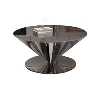 Petites Tables D'appoint pour Chambre Table Basse Suspendue en Acier Inoxydable avec Miroir Table Basse Italienne Table Basse Ronde for Salon Petite Table Basse for la Maison Table Basse de Salon