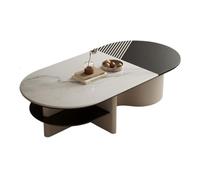 Petites Tables D'appoint pour Chambre Table de Chambre à Coucher Table Basse Salon Moderne Maison Petit Appartement Table à thé Ovale Table Basse de Salon