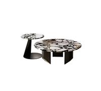 Petites Tables de Bout Table Basse Moderne Table Basse Ronde rétro combinée for Petit Appartement, Salon, Maison, Balcon, Loisirs, décoration, Meubles de Rangement Tables Basses pour Le Salon