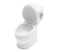 Petites Toilettes pour Maison de - Mini Jouet de Salle de Bain, Accessoire de Jeu de Simulation | Cuvette de Toilette Miniature en Plastique avec Effet sonore de Chasse d'eau, pièce de décorati