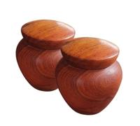 Petites Urnes Funéraires en Bois, Mini Modèle 2 Pièces pour Cendres